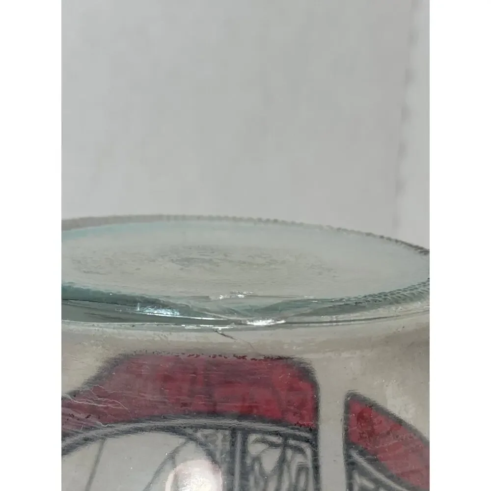 Coca-Cola Godfather's Pizza Glass Pitcher Vintage